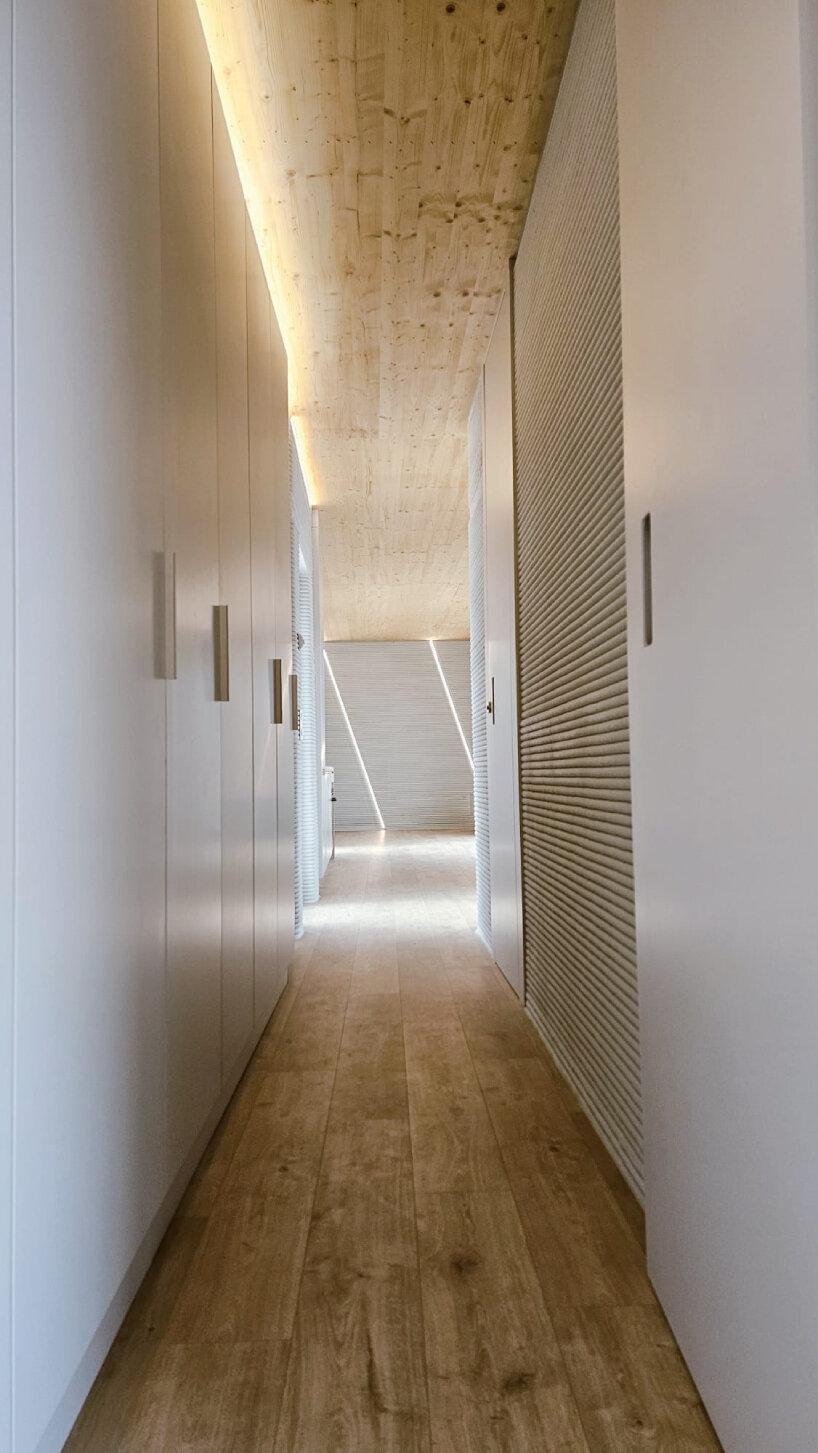 corridor view inside the structure